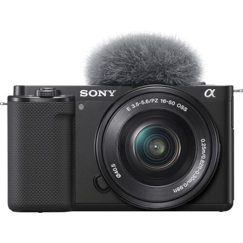 Sony ZV-E10 Mirrorless Camera with 16-50mm Lens (B...