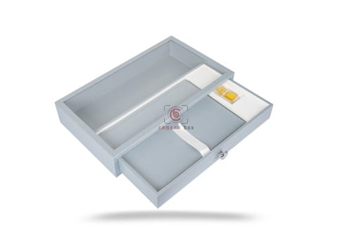 ألبوم اكريليك فضي مع حشو 20 صورة, A5+USB