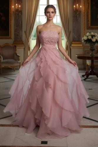فستان نسائي سهره للمناسبات Dior فستان سهره الصدر ت...