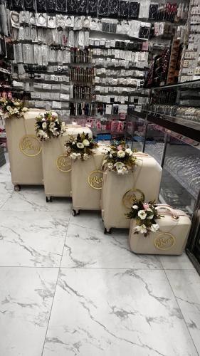 طقم شنط4 قطة فيبر دبش عروسة 4 قطعة