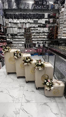 طقم شنط4 قطة فيبر دبش عروسة 4 قطعة