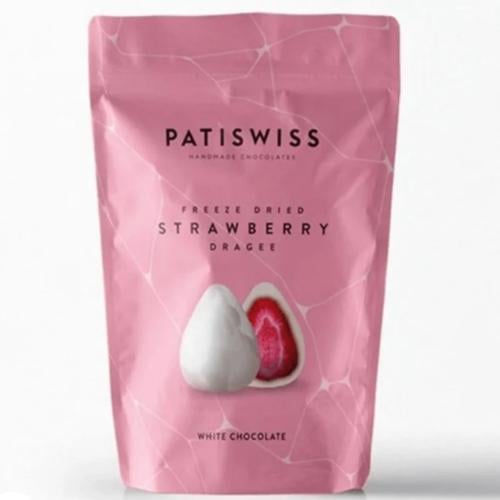 باتي سويس فراوله مغلفه بالشوكلاته البيضاء 80g