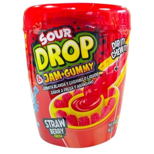 جيلي الفراوله مع مربى تغميس حامض 96g