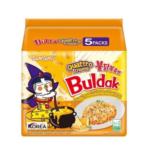 بولداك نودلز جبنة الكواترو(140*5)