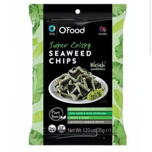 رقائق الاعشاب البحرية بنكهة الوسابي 35g