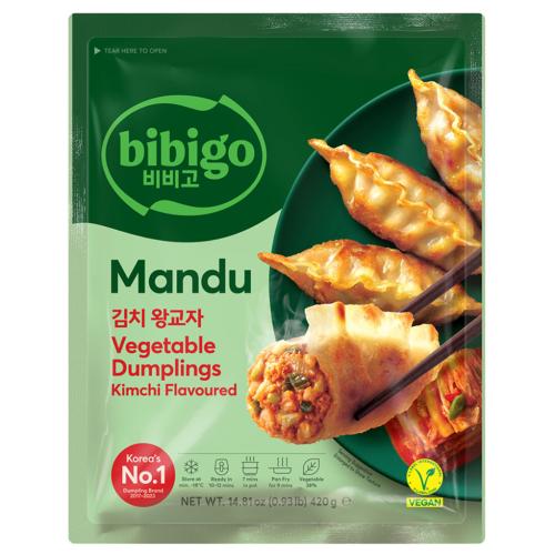 Bibigo ماندو الخضار بنكهة الكيمتشي 420g