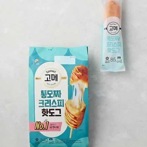 موزاريلا هوت دوج مقرمش340g best seller no1 Korea