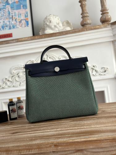 Hermes Herbag Zip 31 (Printed & Patterned Canvas Edition)