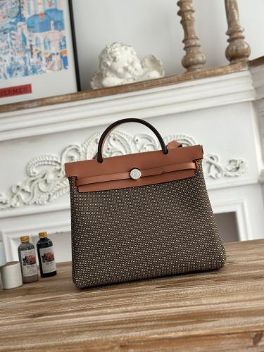 Hermes Herbag Zip 31 (Printed & Patterned Canvas Edition)