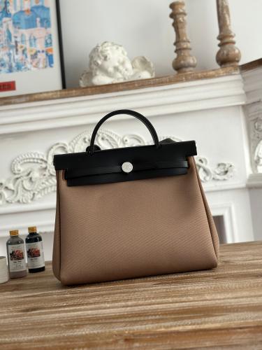 Hermes Herbag Zip 31 (Printed & Patterned Canvas Edition)