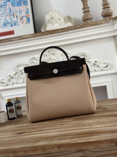 Hermes Herbag Zip 31 (Printed & Patterned Canvas Edition)