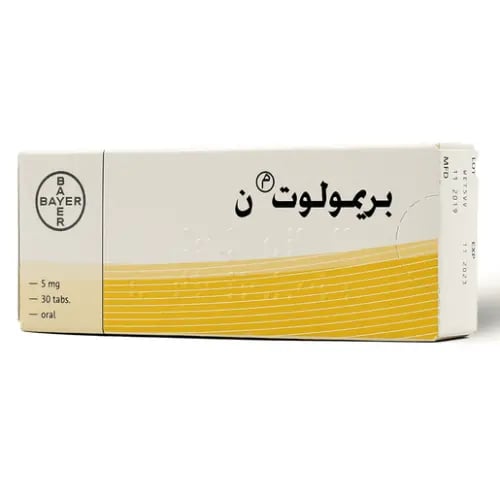 بريمولوت ن 5 مجم 30 قرص