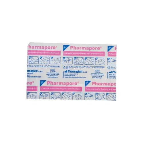Pharmapore ضماد جروح لاصق 5 × 10 سم