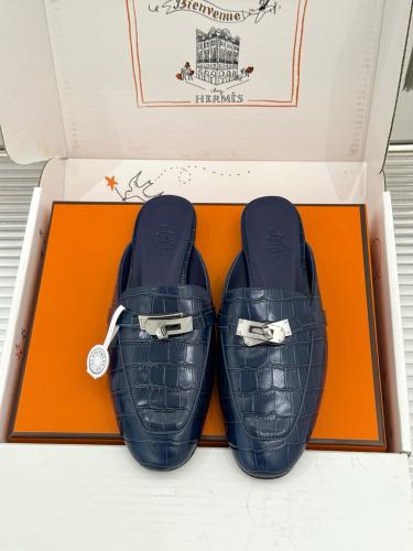 هيرميس مول كيلي جلد تمساح كحلي | Hermès Kelly Navy...
