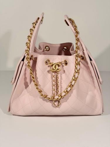 شانيل 25 باغ كافيار وردي فاتح | Chanel 25 Bag Cavi...