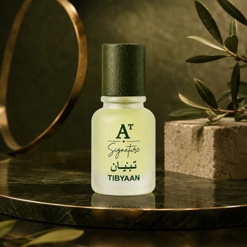 عطر تبيان | ورد وفاوانيا بقاعدة مسك أبيض