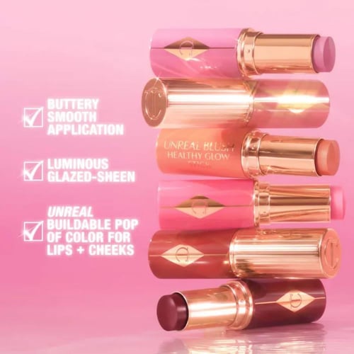 شارلوت تلبوري احمر الخدود مع حمض الهيالورونيك - بي...