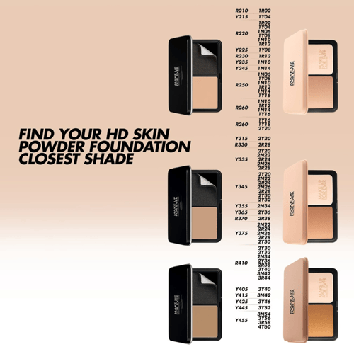 ميك اب فور ايفر بودرة كريم أساس إتش دي سكين مضغوطة...