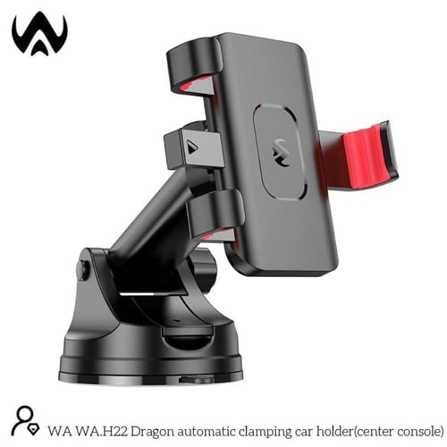 حامل جوال للسيارة من دبليو ايه يثبت على لوحة العدا...