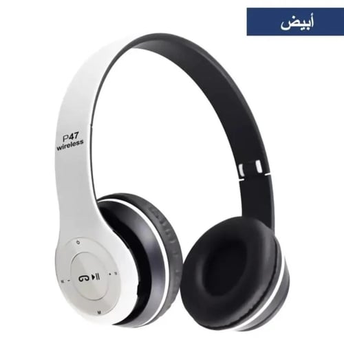 سماعة الرأس اللاسلكية P47 5.0+EDR بتقنية بلوتوث مت...