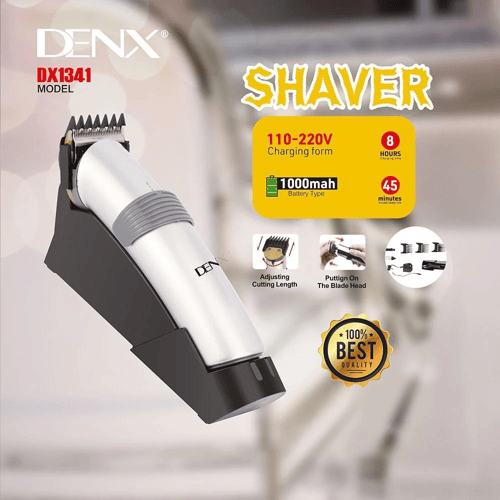 ماكينة الحلاقة الكهربائية DENX DX1341 مع بطارية بق...