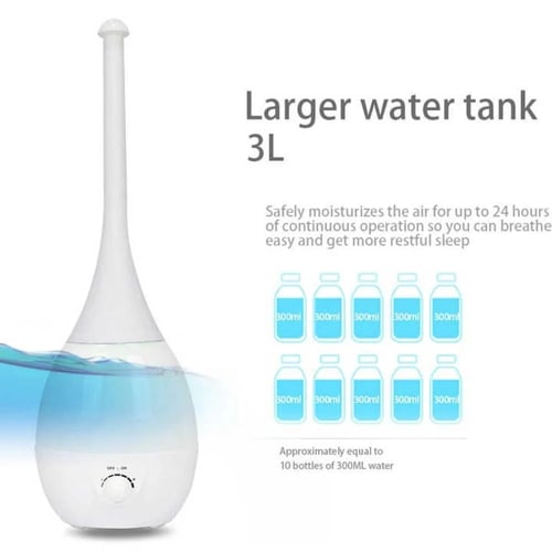 جهاز ترطيب هواء بالموجات فوق الصوتية بسعة 3 لتر مع...