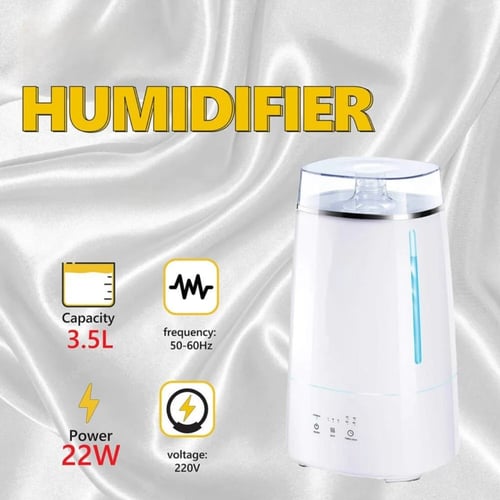 فواحة الهواء بقوة 22 واط وسعة 3.5 لتر لترطيب وتنقي...