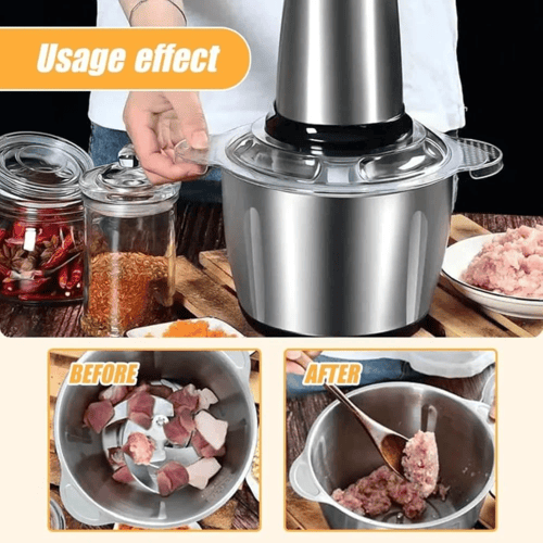 مفرمة اللحم DENX DX3208 متعددة الوظائف بسعة 3 لتر