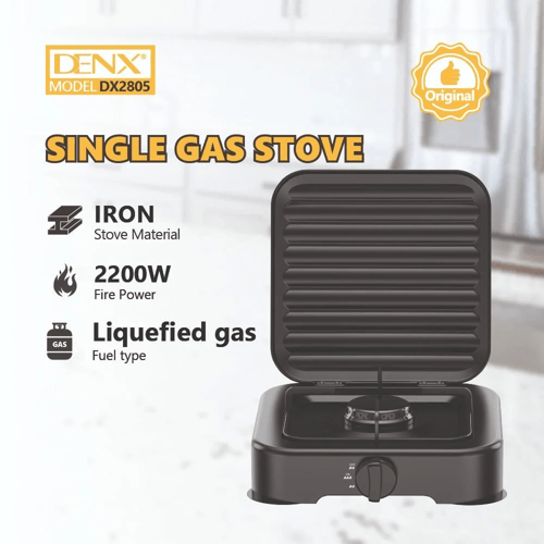 موقد غاز فردي DENX DX2805 بقوة 2200 واط للطهي المن...