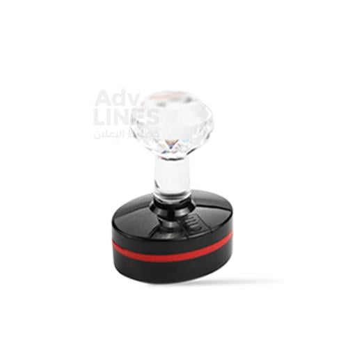 ختم كريستال بيضاوي