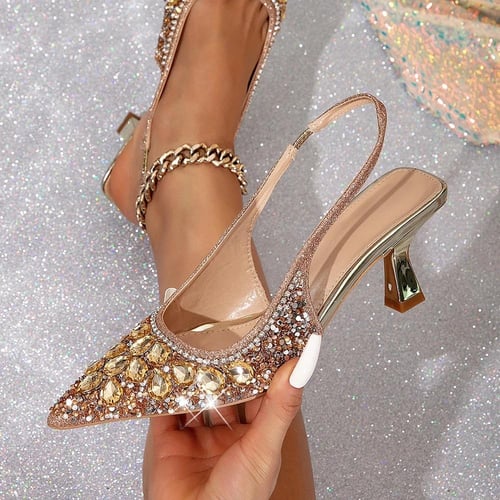 حذاء صيفي بكعب ستيليتو للسيدات