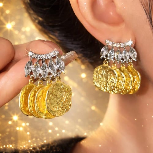 أقراط فاخره ذهبية