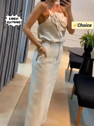 فستان سهرة صيفي قطعتين