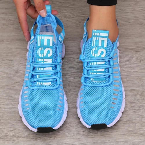 أحذية رياضية نسائية شبكية خفيفة الوزن