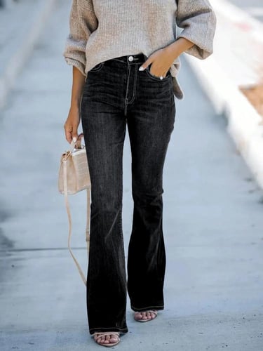 بنطلون جينز جديد لعام 2024 عالي الخصر