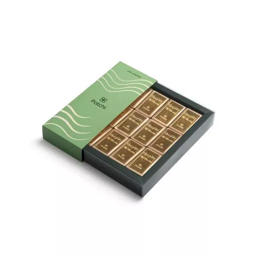 علبة من باتشي 15 قطع شوكولاته بالحليب مع البراليني...