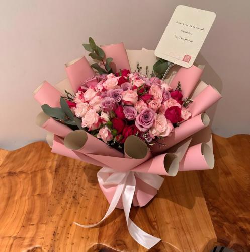 باقة مكس بيبي روز