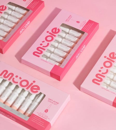 مجموعة مصل مضاد لحب الشباب لطيف - جيد