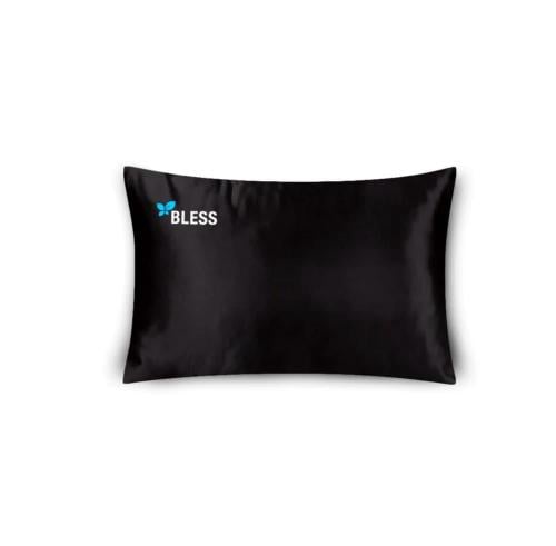 2 غطاء وسادة + بونية للشعر بلون أسود