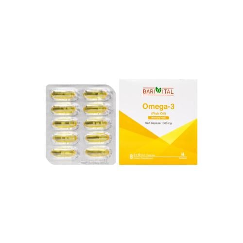 كبسولات زيت السمك أوميغا 3 من باريج إسنس