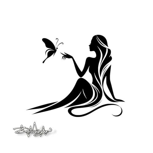 فتاة الفراشة
