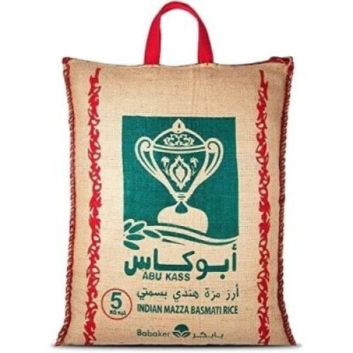ابو كاس ارز مزة هندي بسمتي بوزن 5 كغم