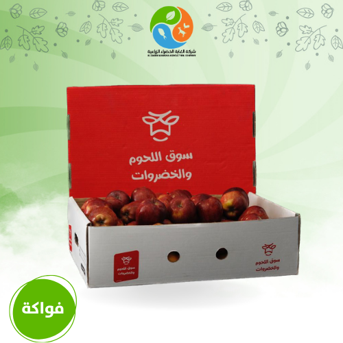 تفاح احمر كرتون 10 كيلو