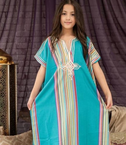 جلابية الفراشة.. حرية حركة وأناقة للأم والبنت SM -...