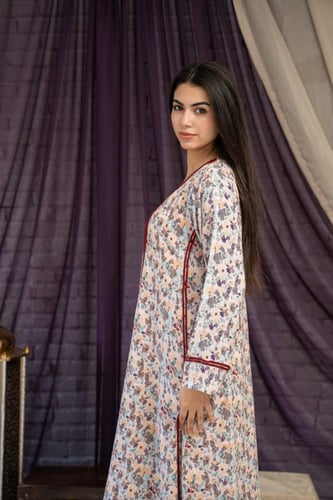 جلابية فخمة وأنيقة بنعومة التفاصيل SM - 21