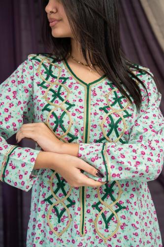 "جلابية أفندينا جكار مشجر – أناقة كل يوم SM -23