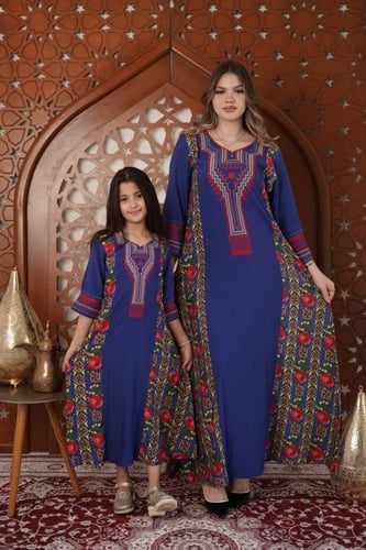 جلابية تراثي أم وبنت | كشخة الهوية العربية SM -75