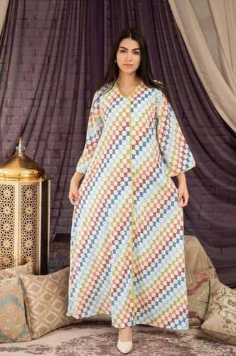 جلابية الأم والبنت الحصري من أفندينا أناقة عائلية...