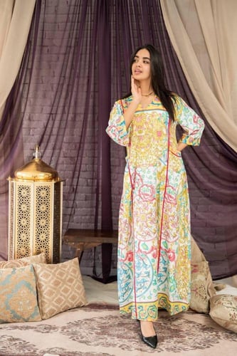 جلابية مشجرة بستايل عصري SM -43