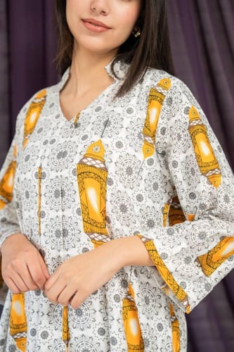 جلابية أفندينا قطن للأجواء الرمضانية والمناسبات ال...